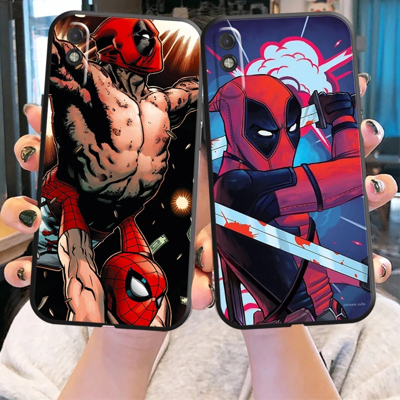 

Marvel Spider-Man Phone Case For Xiaomi Redmi 7 7A 8 8A 9 9i 9AT 9T 9A 9C Note 7 8 2021 8T 8 Pro Funda Soft Coque Back Carcasa