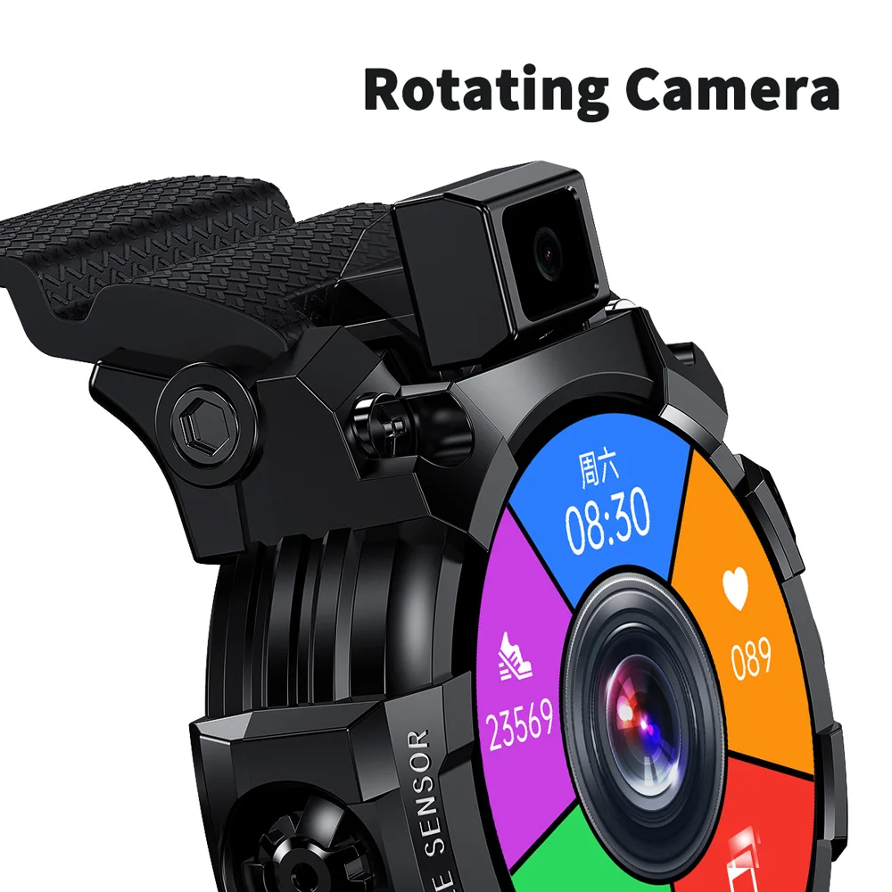 696 2022 Android 4G Smart Watch Outdoor Sport GPS WiFi Flip Camera 1.6 Inch 400*400 Screen RAM 64G ROM Sim Card Smartwatch |
