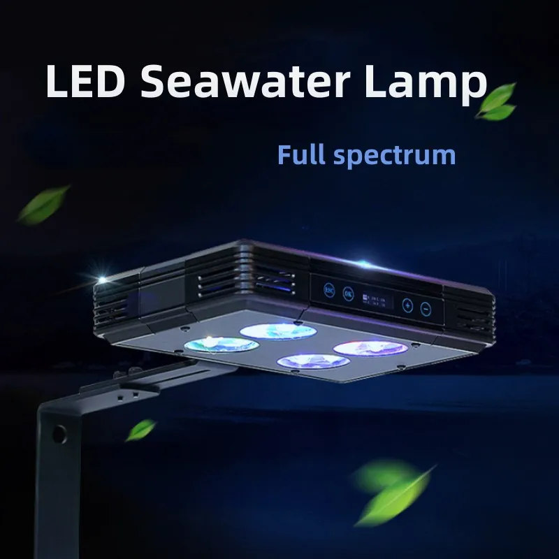 

Aquarium 75W Dimmable Led Full Spectrum Professional Marine Coral Reef Lamp with Touch Control Saltwater Lighting Sunrise Sunset