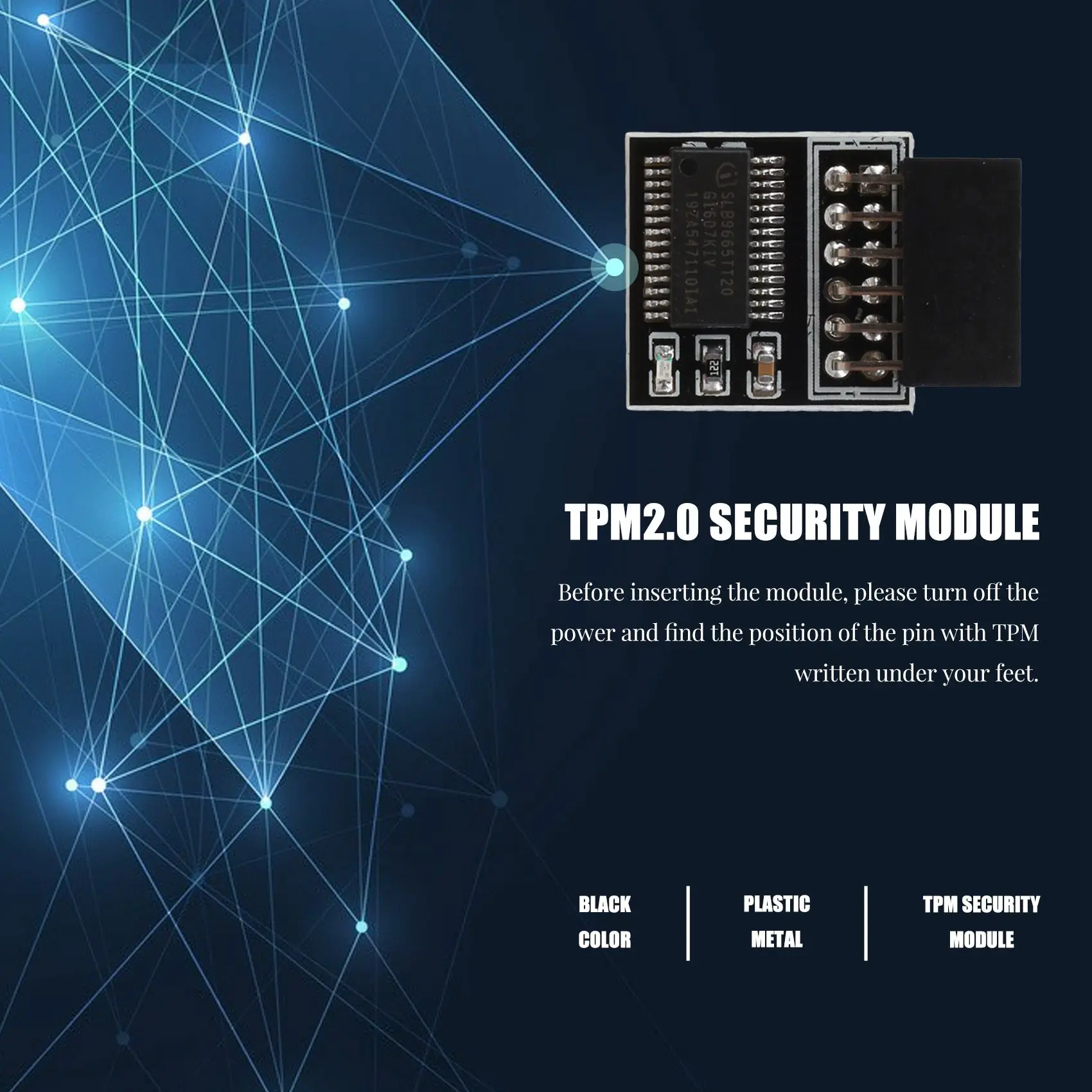 Модуль безопасности шифрования TPM 2 0 удаленная карта памяти модуль для GIGABYTE 12PIN LPC