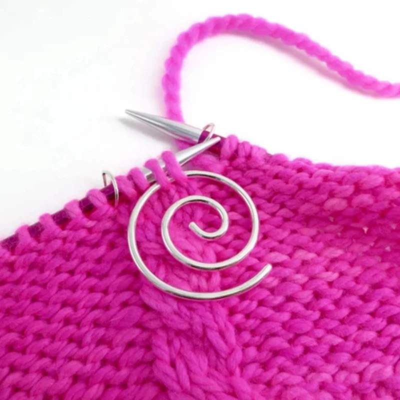 

RORGETO 1/3/6PCS Spiral Cable Weaving Knitting Needle Household Stainless Steel Household Knitting Needle For Tapestry Shawl