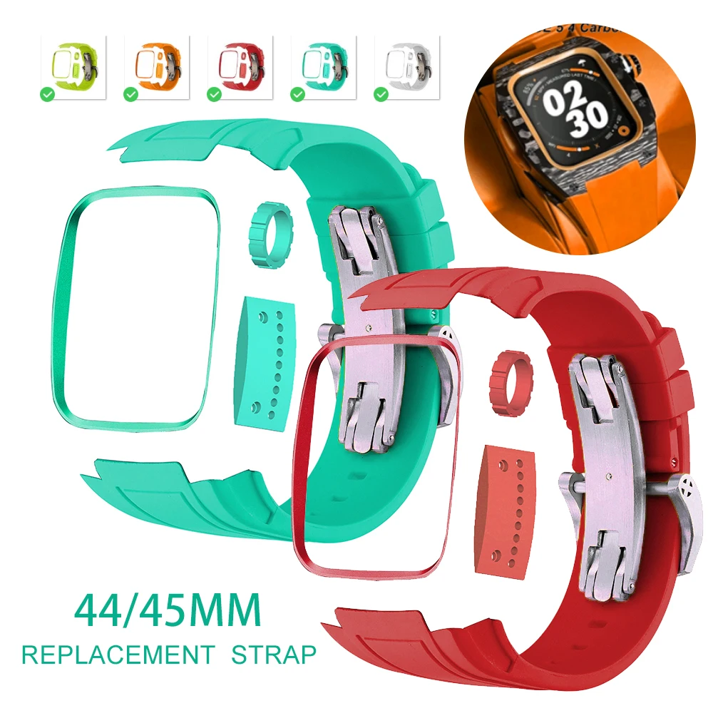 Only Strap For APB1137 For APB1074 iWatch Mod Kit Series 8 7 6 SE 5 4 44mm  45mm Replacement  Band don't Support Other Model