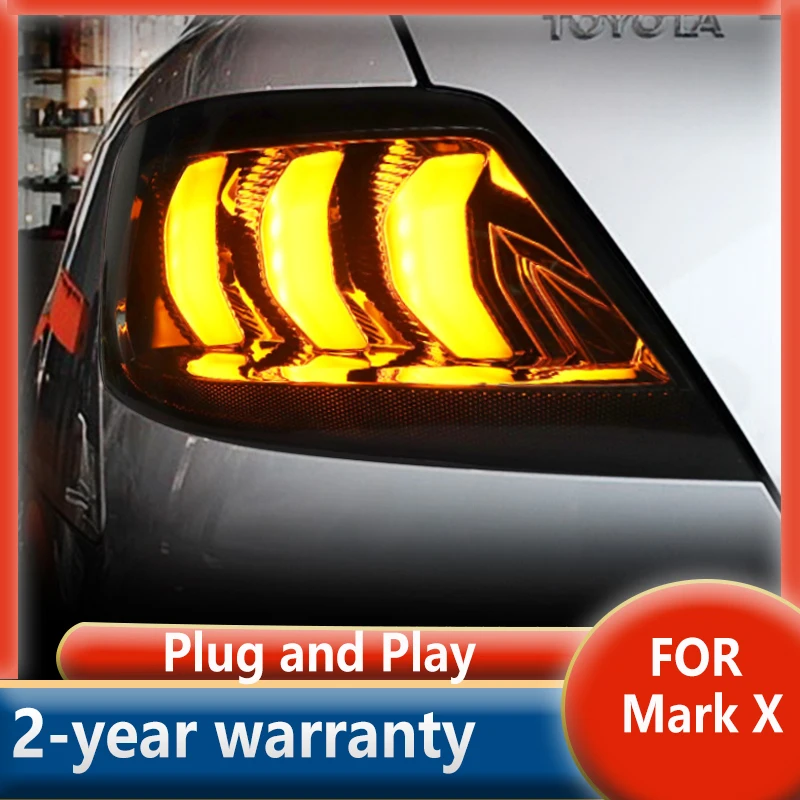 

Tail Lamp for Toyota Reiz Mark x Tail Light 2005-2009 taillights Dynamic DRL+ Turn signal LED Rear Lamp assembly