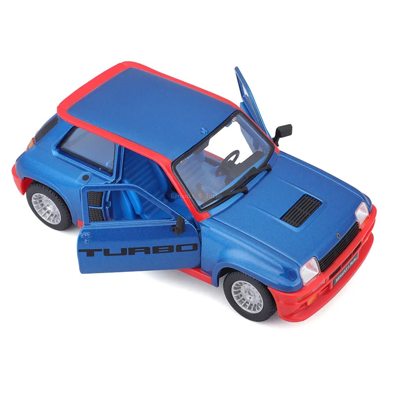 Bburago масштаб 1:24 Renault 5 Turbo желтая Гоночная машина из сплава роскошный автомобиль