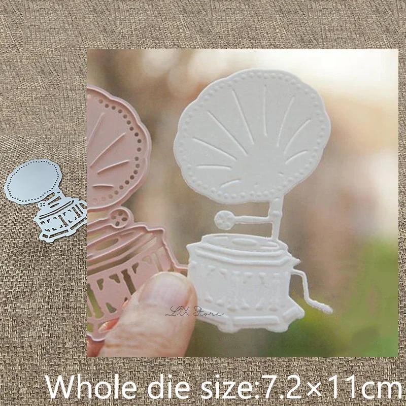 XLDesign металлические Вырубные штампы трафарет фонограф украшение альбом для