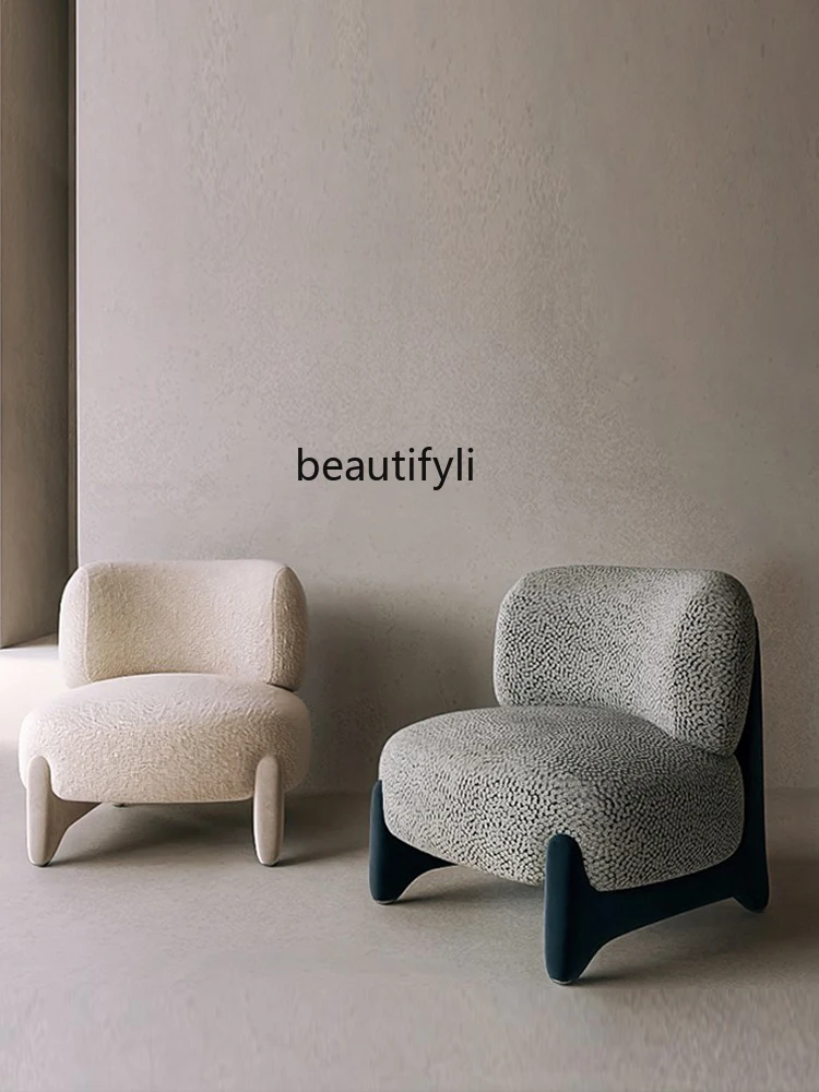 Дизайнерский креативный простой двойной диван из ткани для гостиной в маленькой