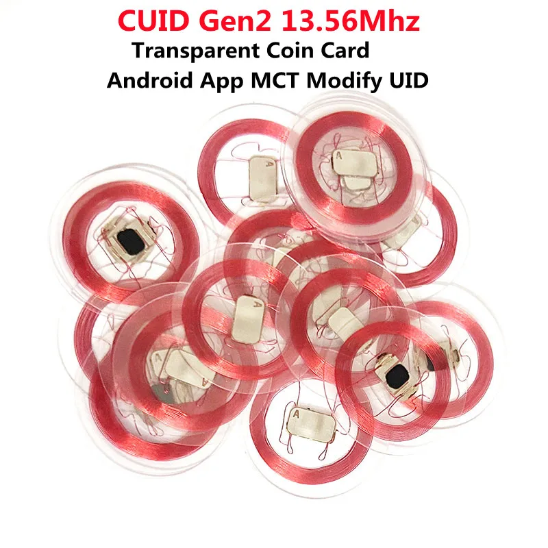 

YEVERAXIN CUID Tag Gen2 NFC прозрачная карта