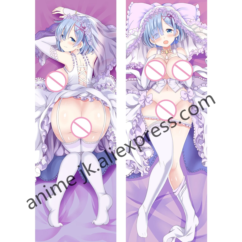 

Anime Dakimakura Re:Zero − Starting Life in Another World Body Pillow Cover Case Rem Cosplay Hugging Pillow