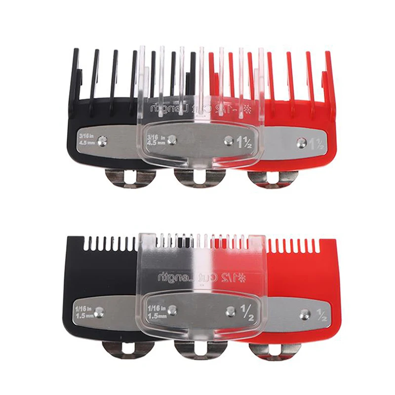 

2PCS 1.5mm + 4.5mm Hair Clipper Guide Comb Cutting Limit Combs Guards Attach Parts Electric Hair Clipper Accessories Limit comb