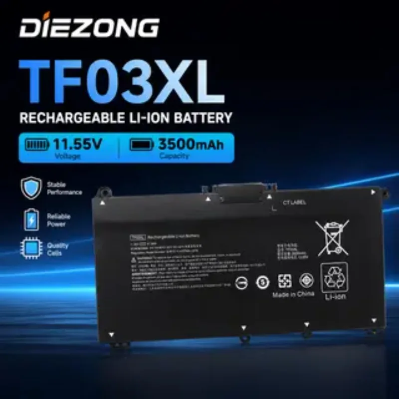 Фото Аккумулятор для ноутбука TF03XL 11.55V 3500mAh для HP Pavilion 15-CK 15-CK0XX 15-CC0XX 15-CC1XX 15-CD004LA 15-CC055OD 15-CD006LA 14-BF0XX №1