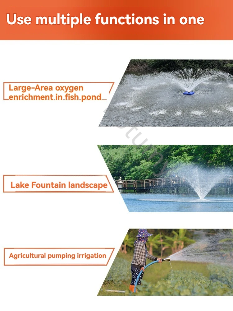 Аэратор для пруда рыбы дренажный насос плавающий водяной креветок аэрации сада с