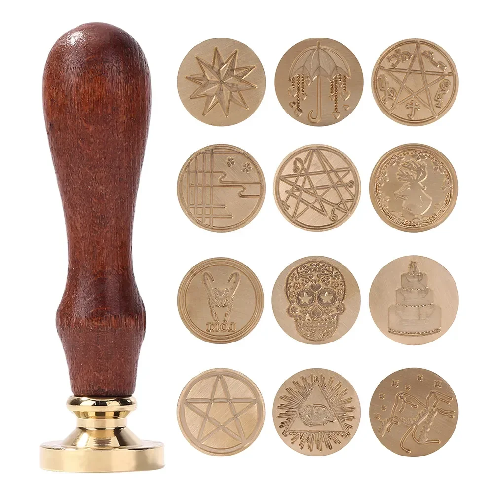 

Charming Wood Handle Retro Animal Wax Seal Stamp, Perfect for DIY Greeting Cards, Scrapbooking, Decorative Invitations, Envelop