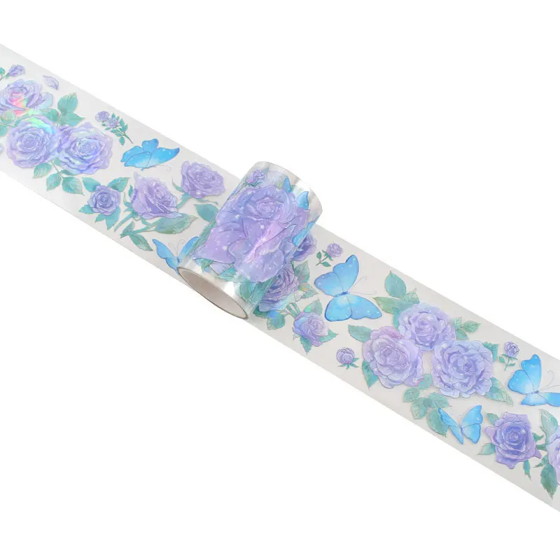 

Literature and art flowers Harmony Tape Student stationery fine books Flower Gift decorate Interesting stickers School Supplies