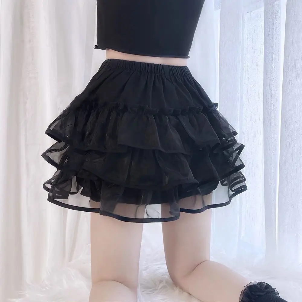 Lolita pumpkin pants skirt support shorts women's summer thin section anti-light fluffy leggings lolita safety pants
