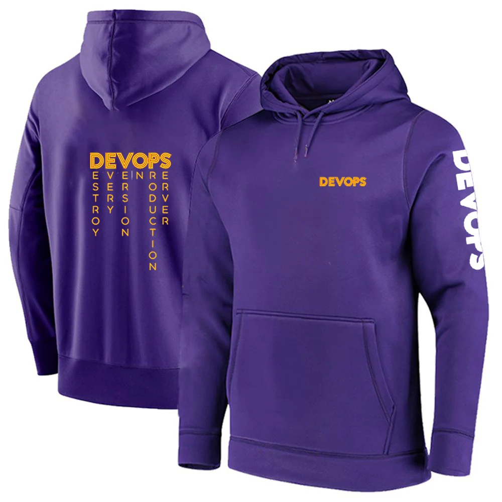 Мужские спортивные толстовки Devops весна-осень 2024