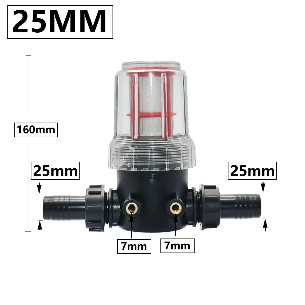 

Пластиковый фильтр для полива KWZL, 60 меш, с колючим разъемом 19 мм 25 мм