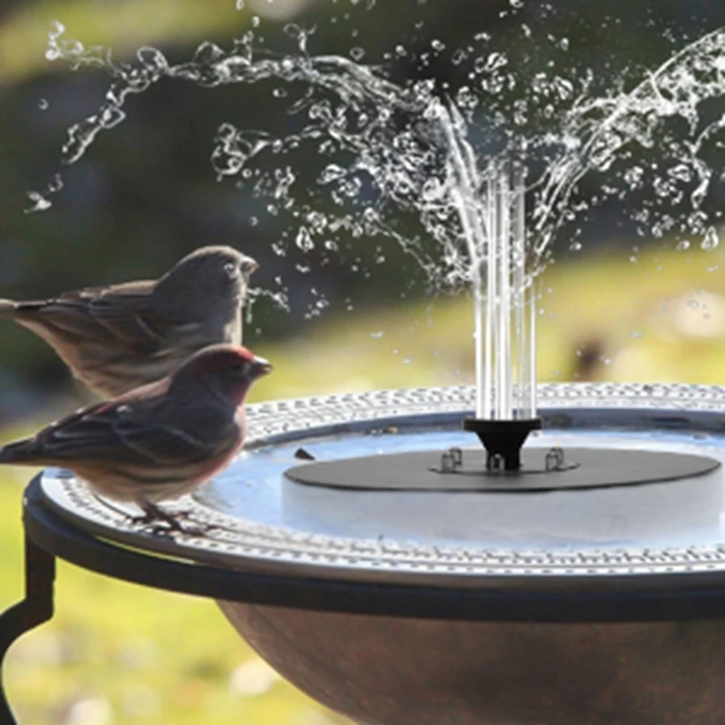 Фонтан для пруда 8 фонарей плавающий солнечный фонтан садовый водяной панель