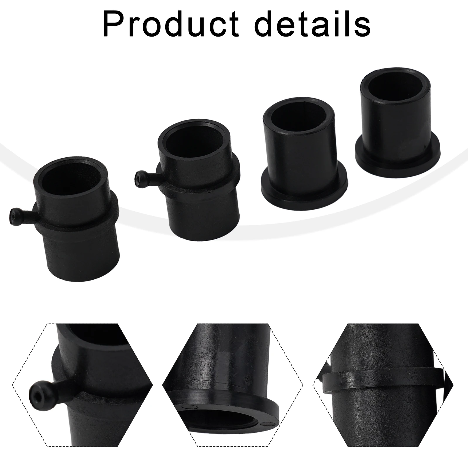 Фото Комплект из 4 втулок подшипников передних колес TroyBilt для замены 7410990, 7410516B, 7410516A, 9410516 и совместимых моделей №3