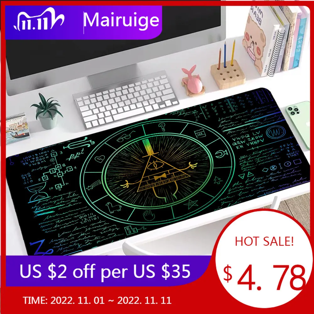 

Коврик для мыши черный нескользящий, 80x40 см