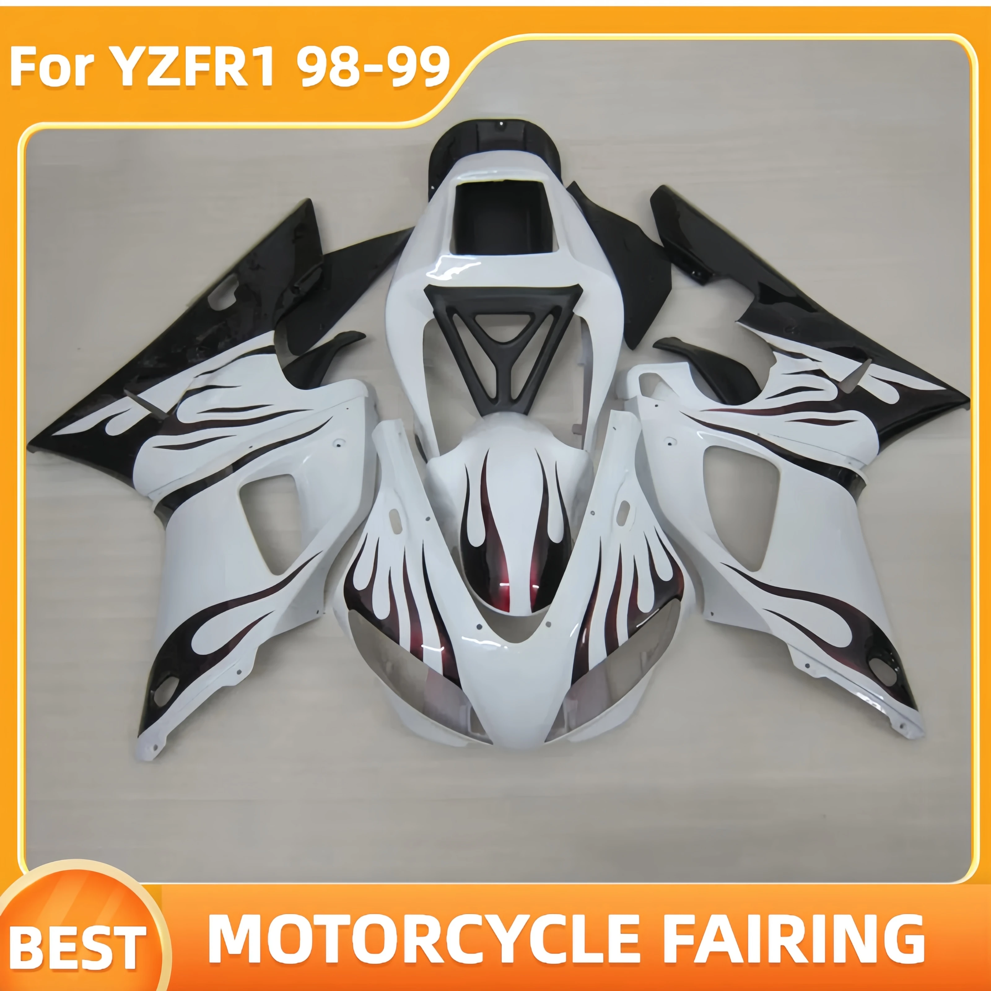 Набор обтекателей на заказ для YZFR1 98 99 YAMAHA YZF R1 1000CC 1998 1999 YZF-1000 Sportbike Road Racing Body Rebuilding