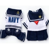 cat clothes lolita cat dog cute shirt skirt thin pet jk uniform skirt sailor suit dog clothes