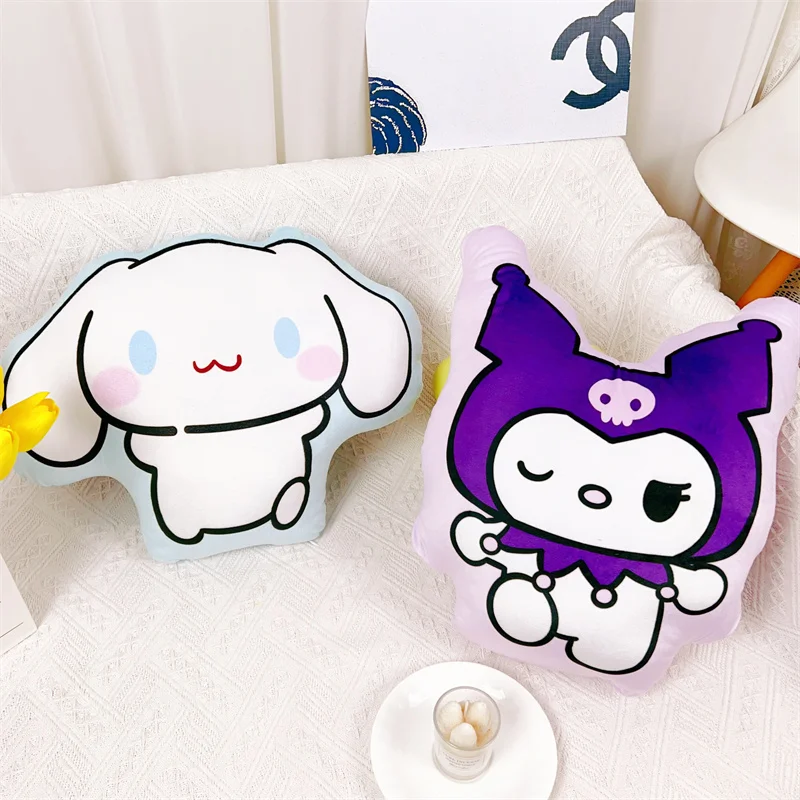 Удобная задняя подушка Saniro Kuromi My Melody Cinnamoroll мягкая для дивана милые подарки