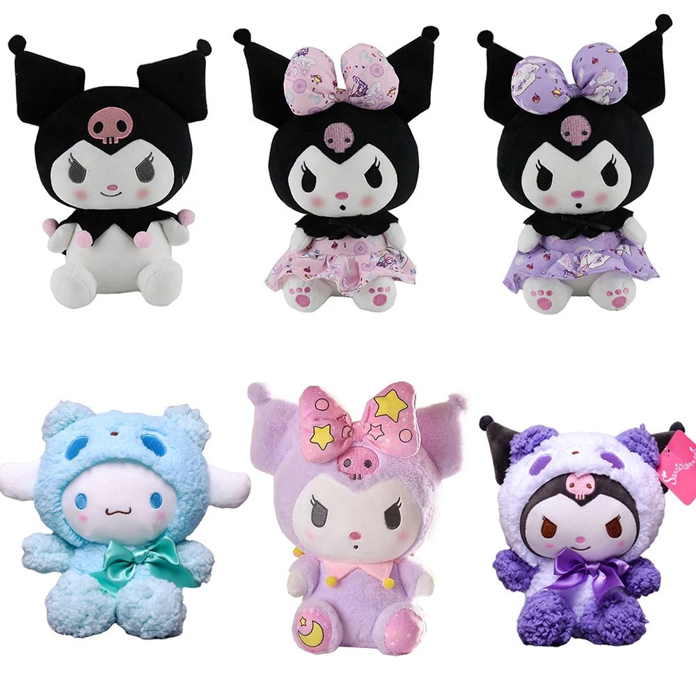 

Sanrio Anime Kawaii Stuffed Hello Kitty Kuromi My Melody Cinnamoroll Plush Toy Soft Plush Appease Girls Doll Toys Kids Gifts