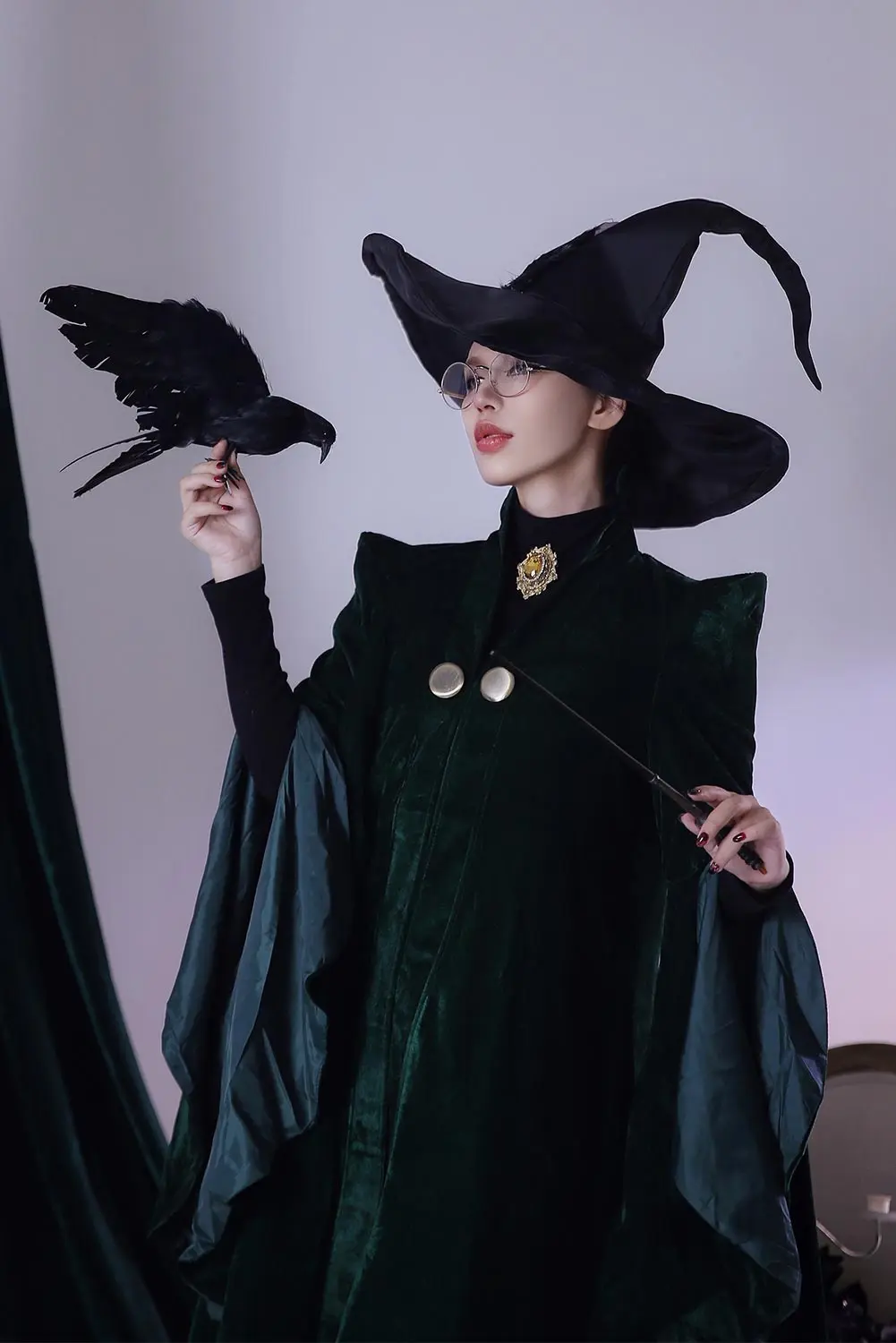 (В наличии) Профессиональная минерава макгонагра платье плащ наряды костюмы на