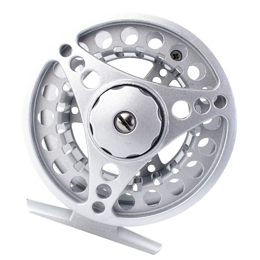 

Fly Fishing Reel Aluminum Alloy Body Spool in Fly Reel Fly Reel Sealed Conical Drag System Large Arbor ( 85mm Right Hand )