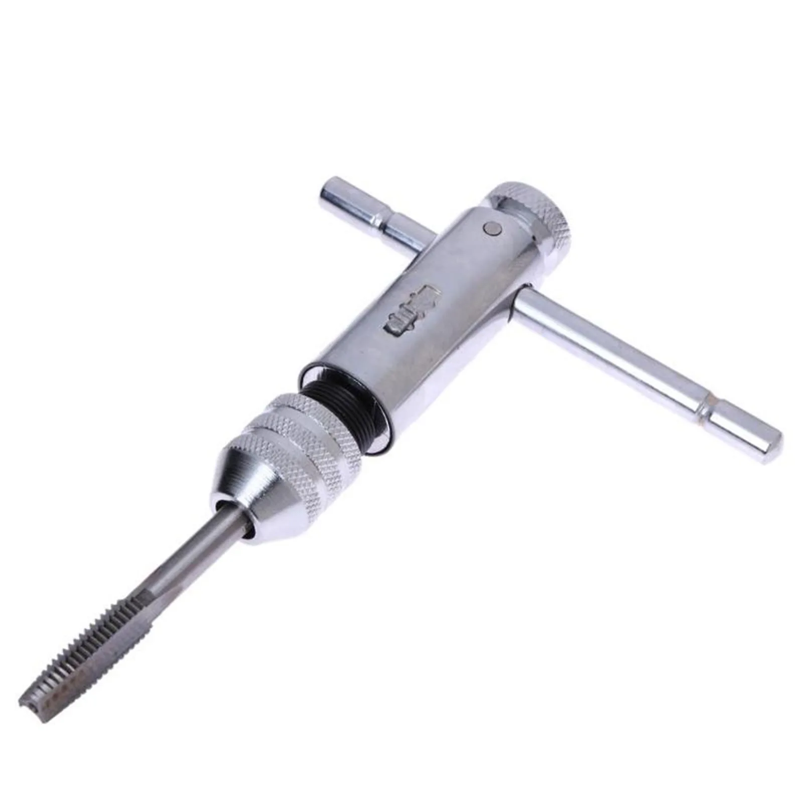 

Adjustable T-Handle Ratchet Tap Holder Wrench Set With 5pc M3-M8 Screw Tap 85mm Length Tap Wrench Handle Tool Parts