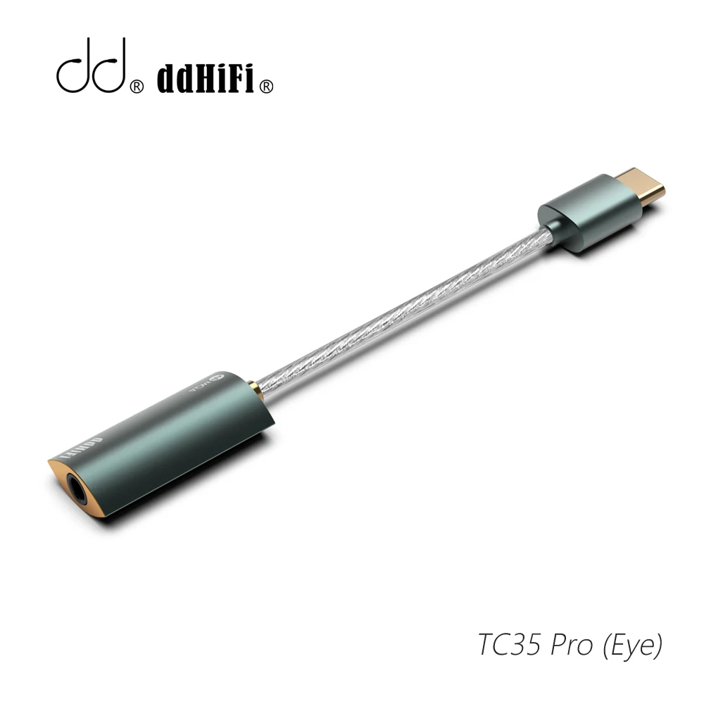 

DD ddHiFi TC35 Pro (Eye) TypeC/светильник отражающий до 3,5 мм декодер, чип ES9281AC Pro, поддержка MQA/родной DSD 512 / PCM 32 бит/768 кГц