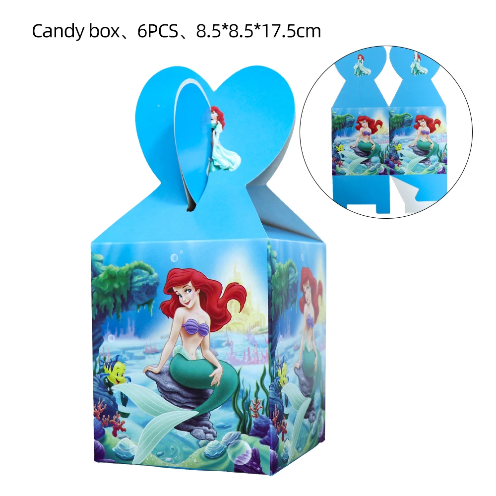 Disney маленькая Русалочка Ариэль принцесса украшение на день рождения одноразовая