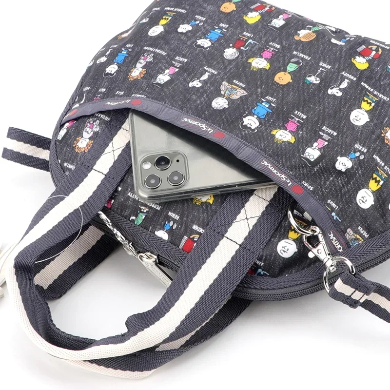 Портативная сумка Lesportsacs Shell для девочек модная легкая на плечо с принтом 3354