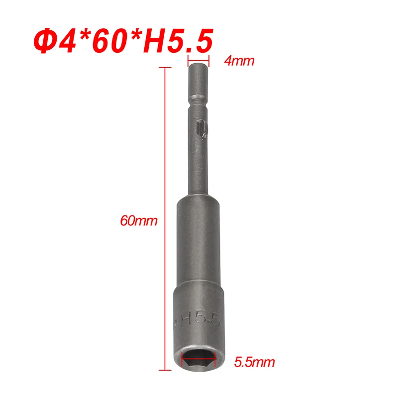 

1 шт., диаметр 4 мм/5 мм/6 мм, отвертка 5 мм-14 мм, шестигранные головки, рукава, насадки, электрические пакетные насадки для электрической отвертки, инструмент