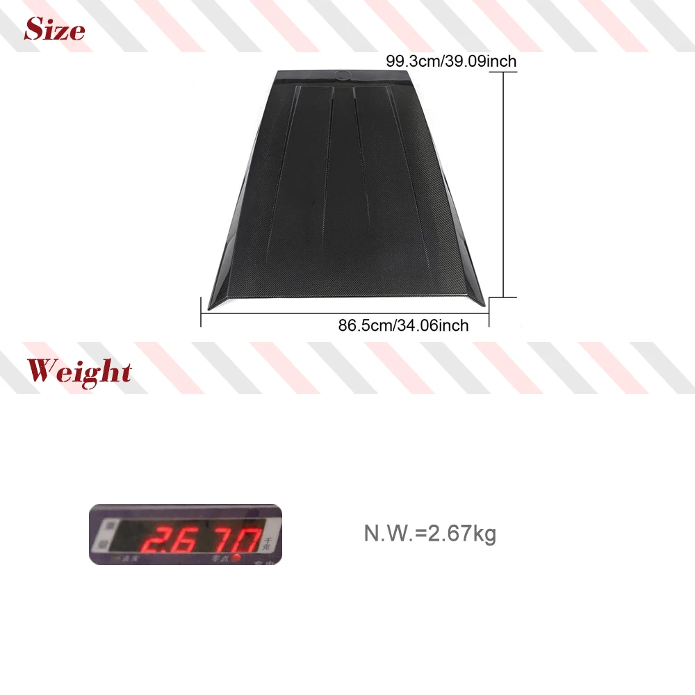 Настоящая углеродная крышка капота двигателя для Mercedes Benz W463 G63 G500 G550 2004-2018