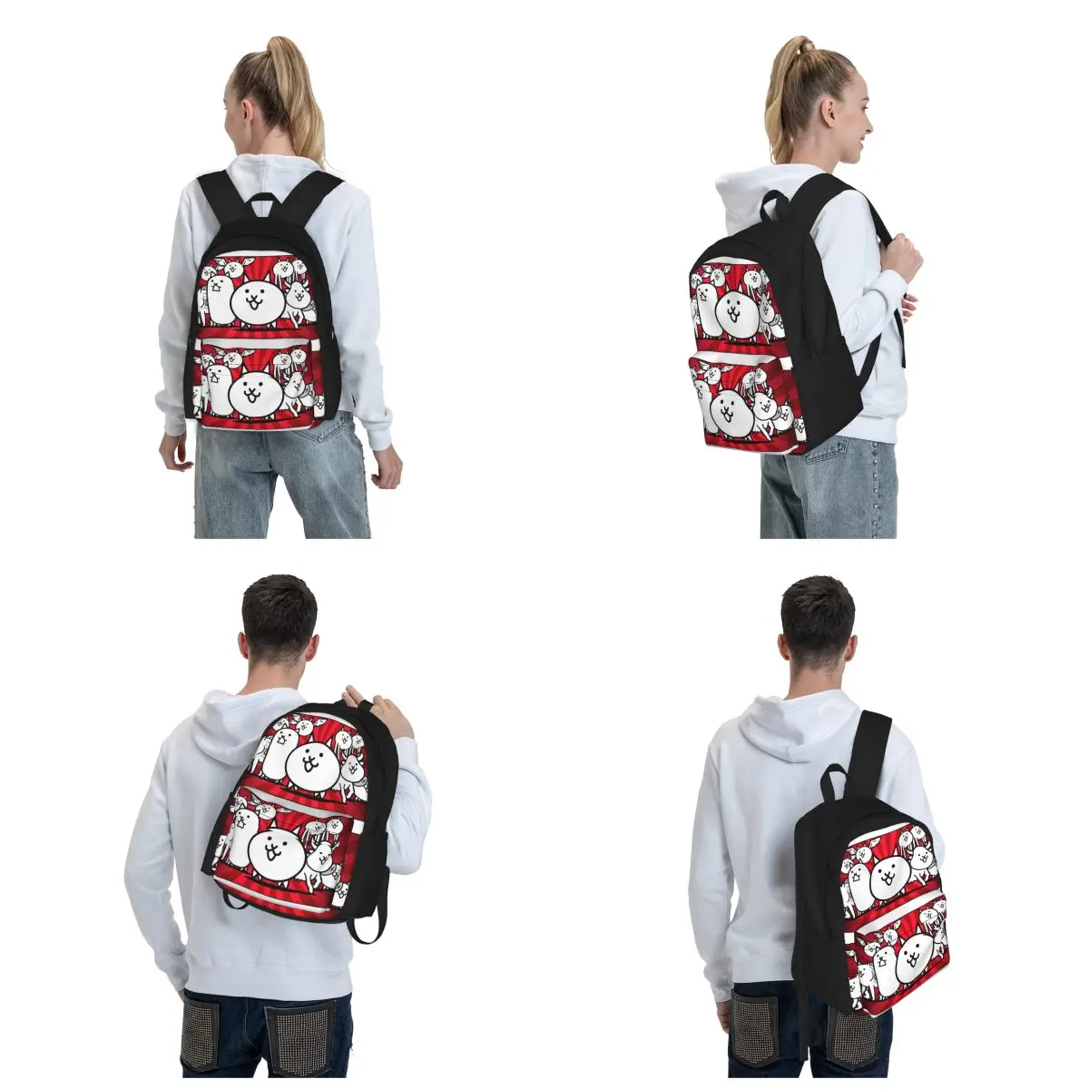 Nyanko боевые кошки рюкзаки для мальчиков и девочек сумка книг школьные сумки