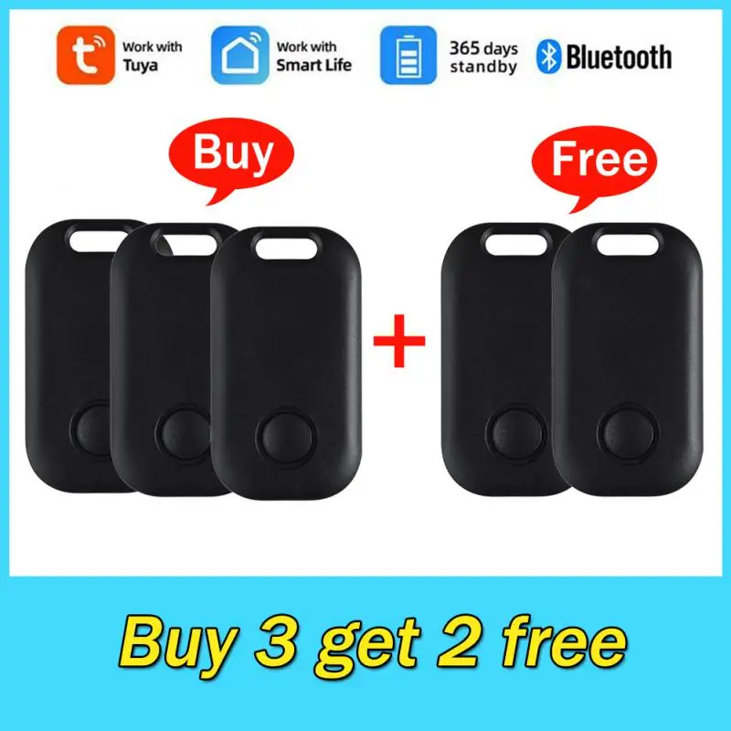 

Tuya Smart Tag Anti-Lost Alarm Wireless Bluetooth Tracker Phone Stuff Two-way Search Suitcase Key Pet Finder GPS Location Record