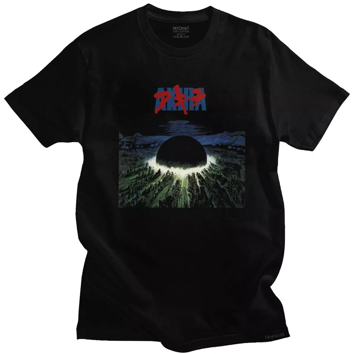 

2022NEW Harajuku Akira T Shirt Men Short Sleeve 100% Cotton Anime T-shirt O-neck Streetwear Manga Tshirt Neo Tokyo Tee Tops