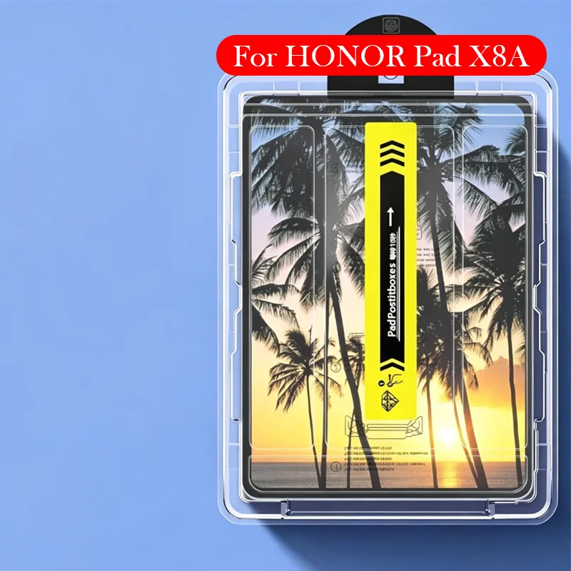 Фото Закаленное стекло для Honor Pad X8a, защитная пленка для экрана с установкой без пыли для HONOR X8a 11 дюймов №1