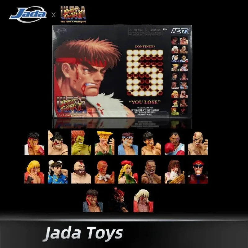 Фото В наличии: Jada SDCC Street Fighter 2, лимитированная серия, Акума, сменная поврежденная в бою голова, подвижные руки, модель, подарок. №1