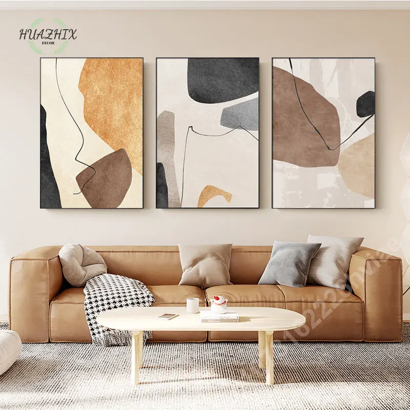 

Abstract Colorful Line Canvas Painting Nordic Artistic Beauty Hanging Picture Posters for Home Living Room Modern Decoration