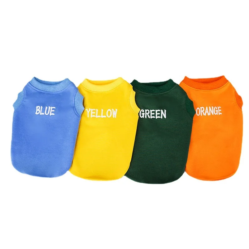 

Pet Dog Clothes Sports Style Vest for Yorkshire Teddy Pomeranian Bichon Chihuahua Pug Clothing Puppy Shirts Pet Cat Clothes