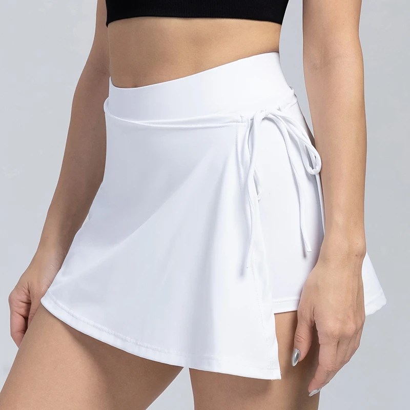 Купи VITALINOVO Tennis Skirt for Women with Pockets Side Slit High Waisted Athletic Golf Skater Skorts Skirts for Workout Running за 845 рублей в магазине AliExpress