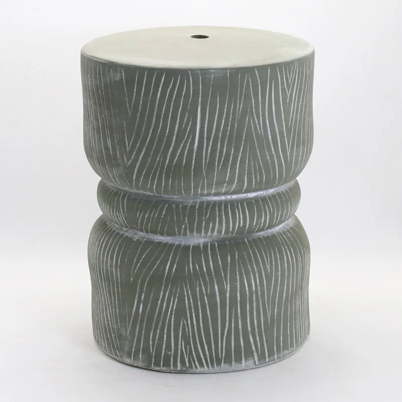 Неоклассический ретро-керамический табурет для барабанов бронзовый