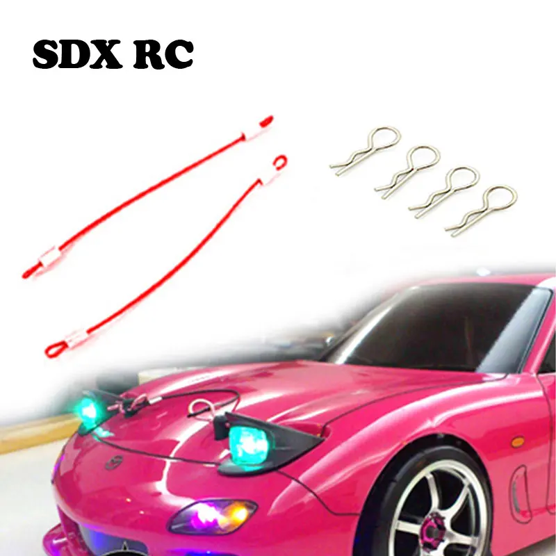 

racing Clip R Pin 1/10 1/8 RC Steel wire Car shell rope Body Shell Buggy drift Monster truck Crawler HPI HSP S220