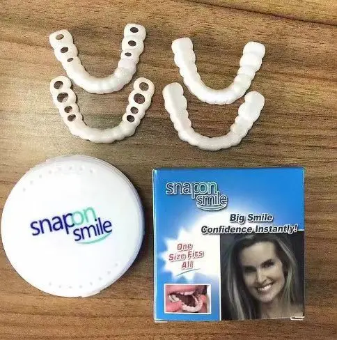 1 Пара регулируемых зубных виниров унисекс зубной шпон для мужчин и женщин