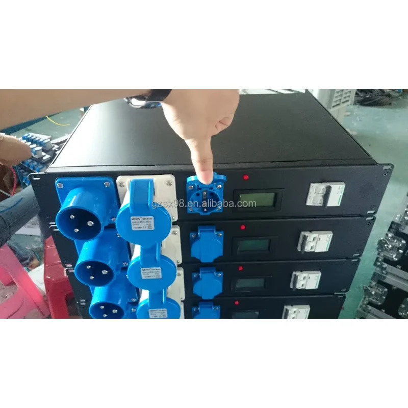 Блок питания 32A с европейской вилкой Shuko