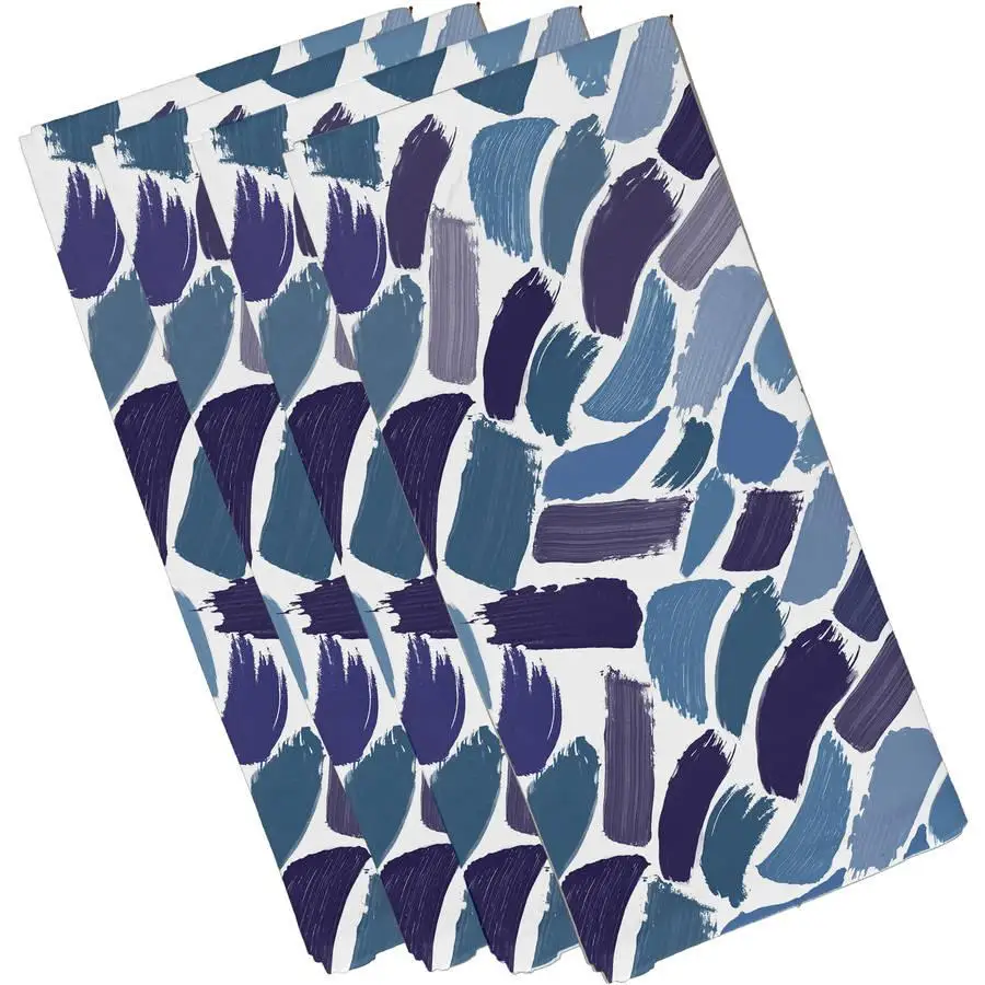 

Simply Daisy 18" x 18" Navy Wenstry Napkins, Set of 4