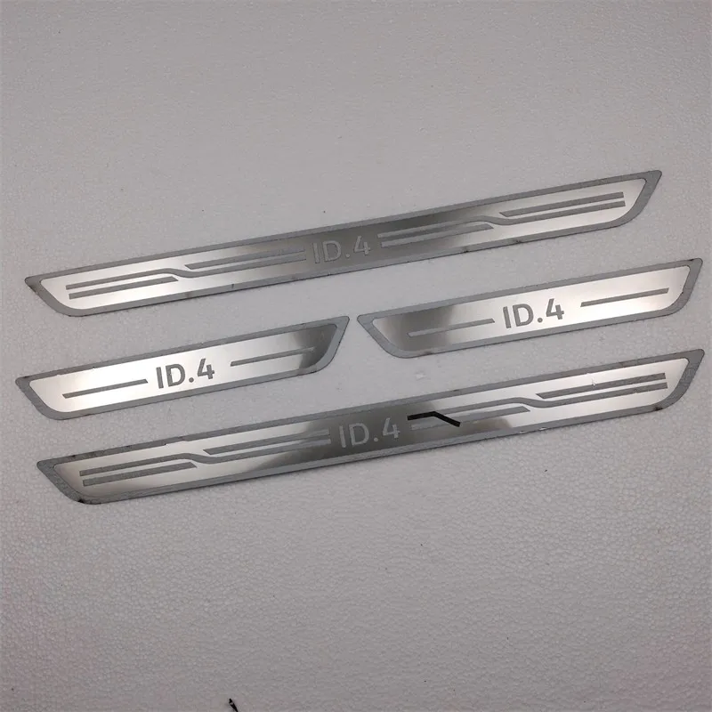 

For Volkswagen Id.4 Crozz Vw Id4 2020-2022 Door Sill Scuff Plate Cover Trim Threshold Pedal Styling Protect car assecories