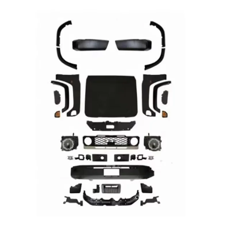 Altes Modell 2002-2022 FJ70 75 79 LC76 обновление Neues 2024 karosseries-комплект с настольным грилем Motorhaube